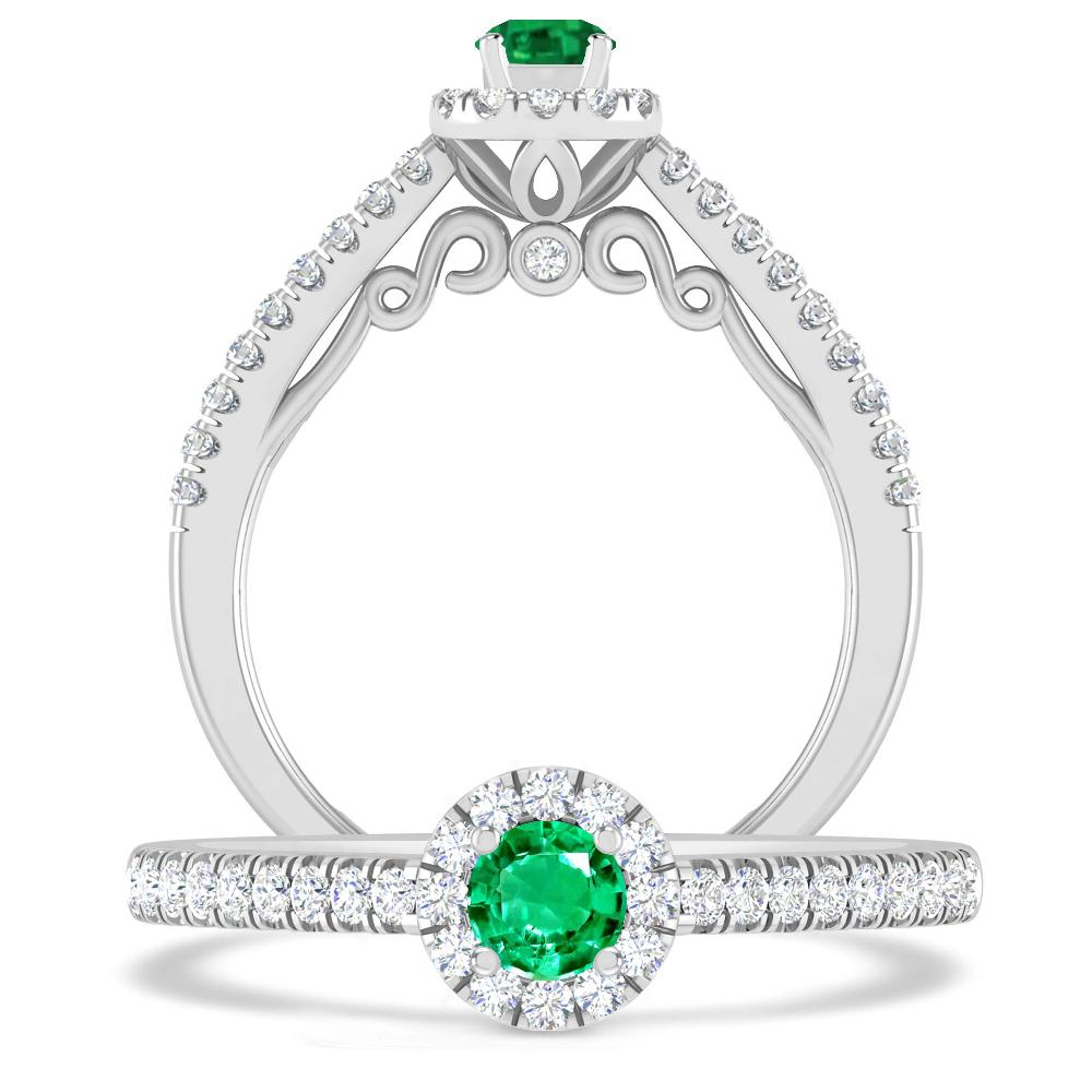 White Gold - Emerald