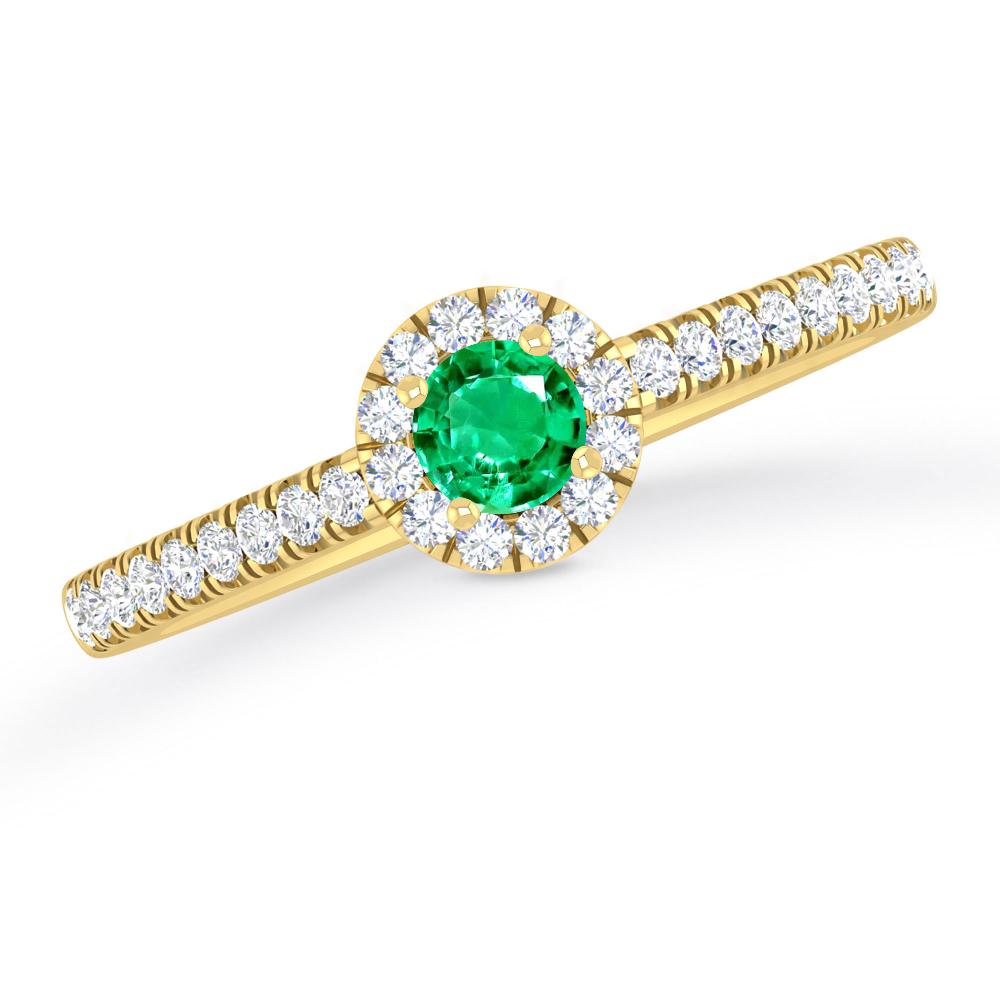 Yellow Gold - Emerald