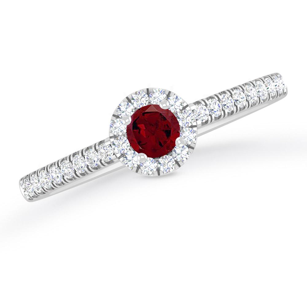 White Gold - Garnet