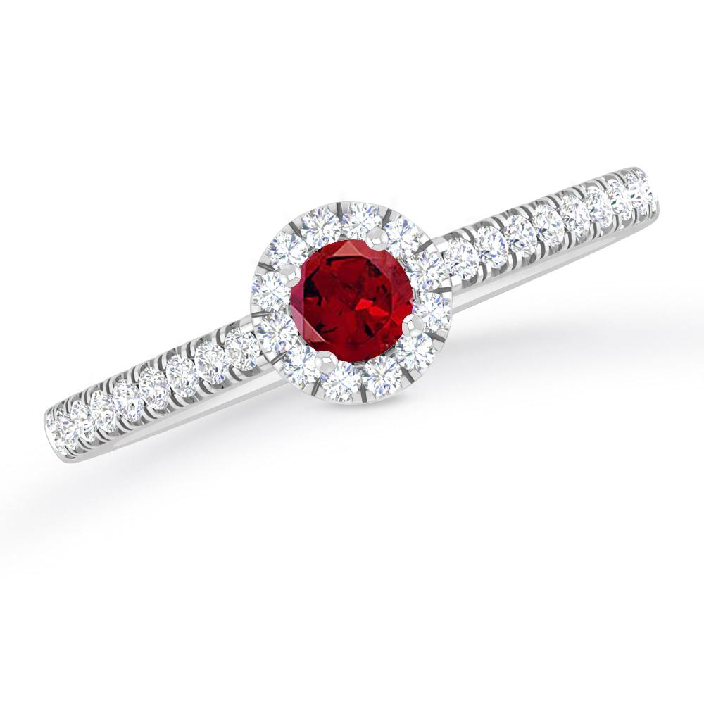 White Gold - Garnet