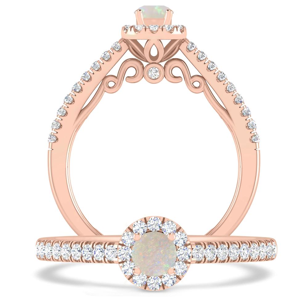 Rose Gold - Opal