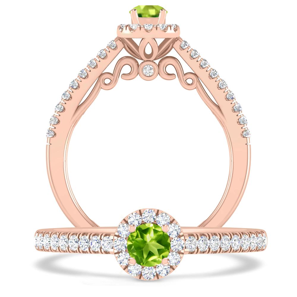 Rose Gold - Peridot