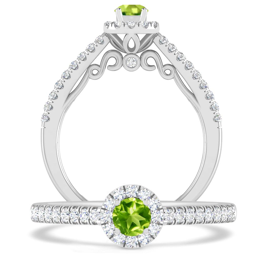 White Gold - Peridot