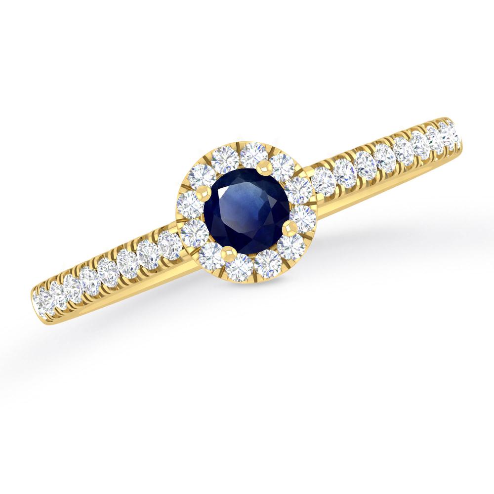 Yellow Gold - Sapphire