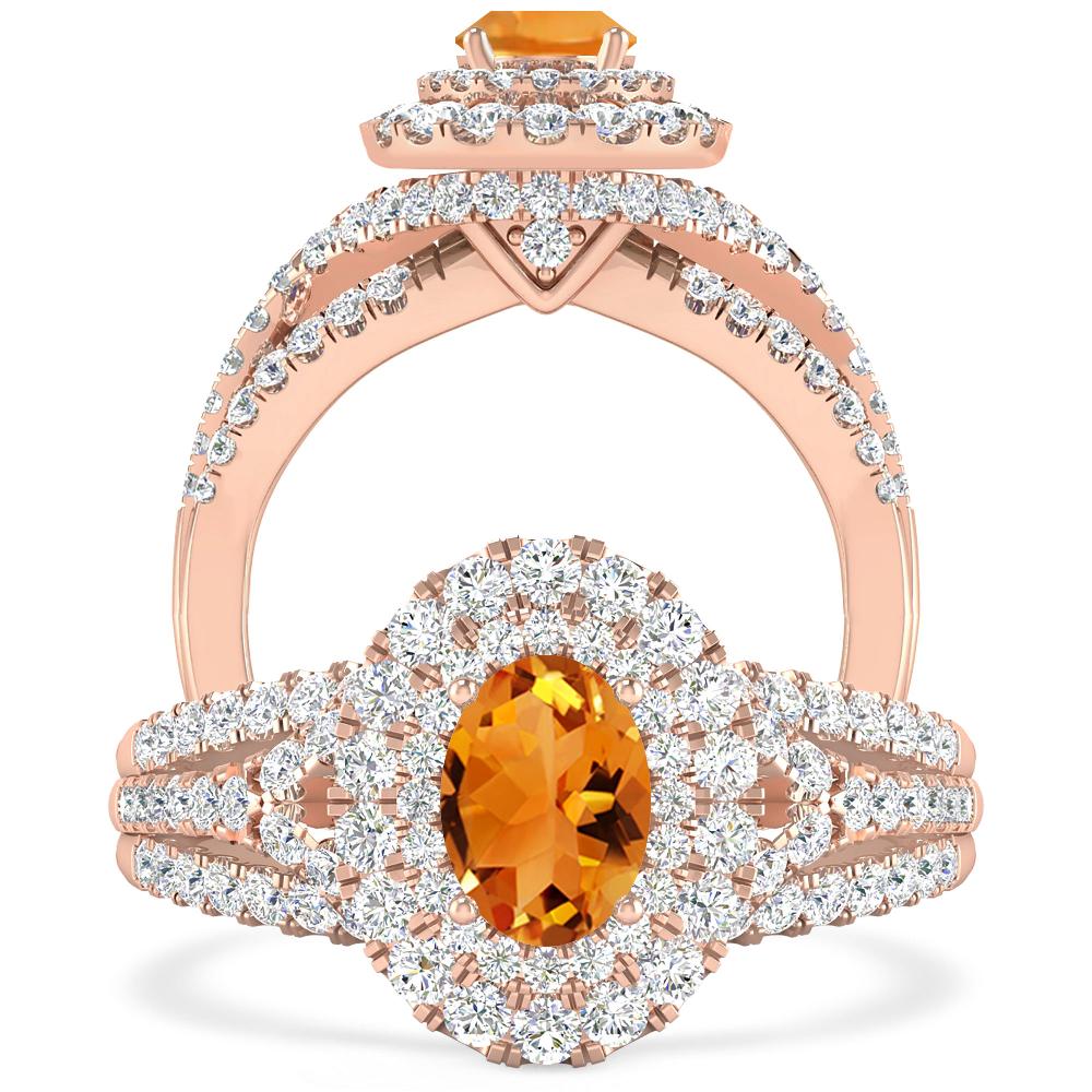 Rose Gold - Citrine