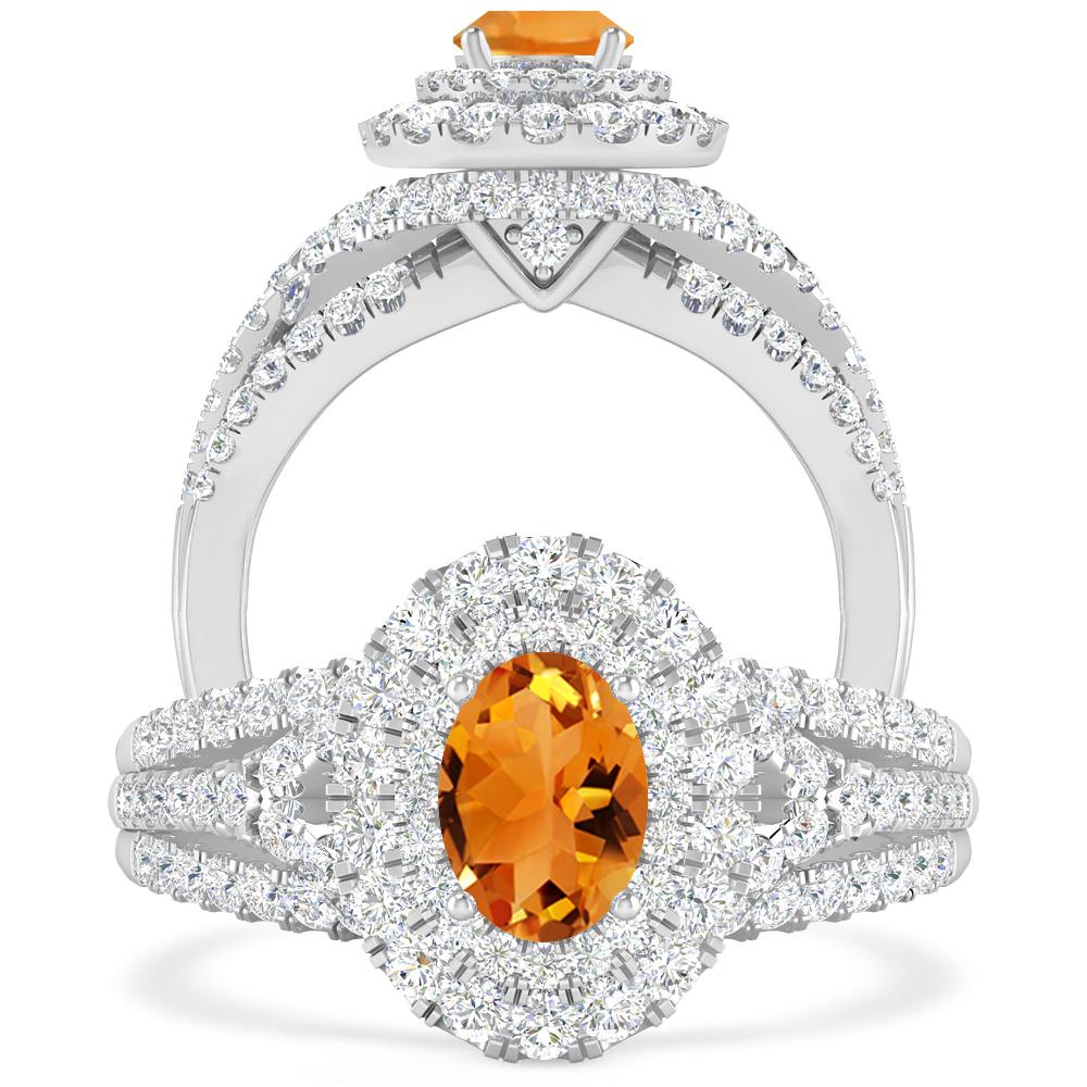 White Gold - Citrine
