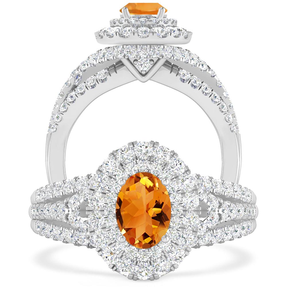 White Gold - Citrine