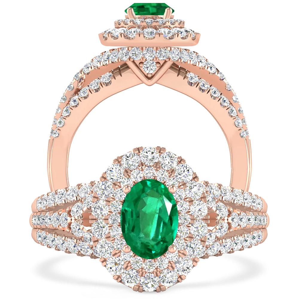 Rose Gold - Emerald