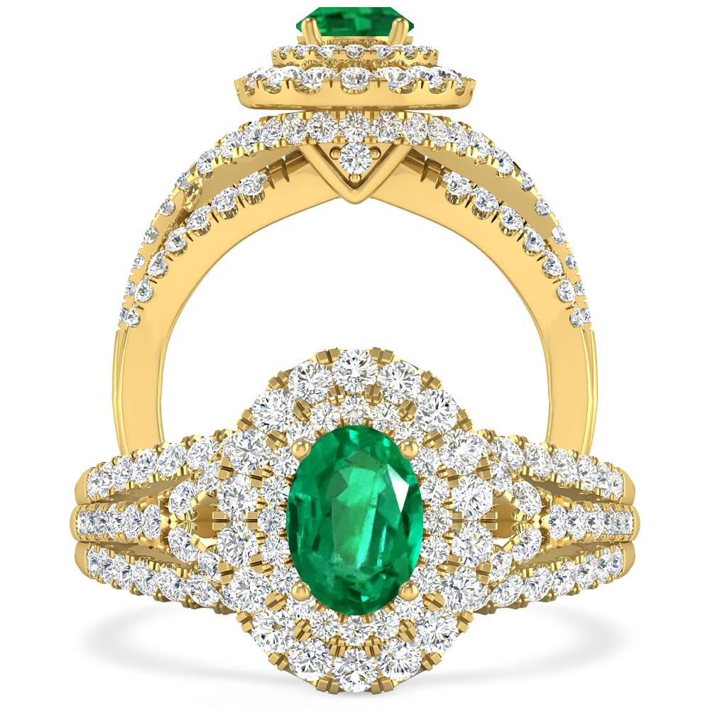 Yellow Gold - Emerald