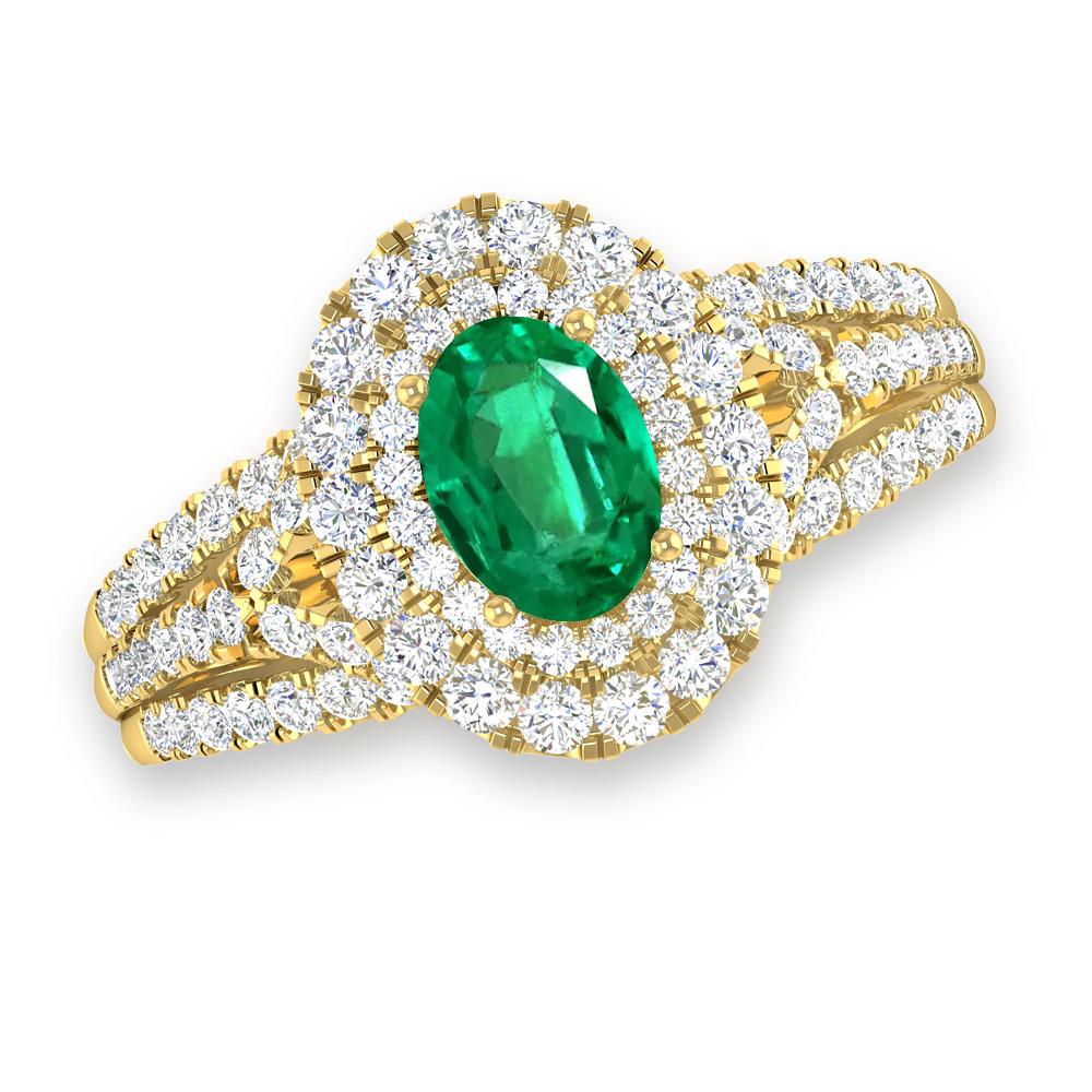 Yellow Gold - Emerald