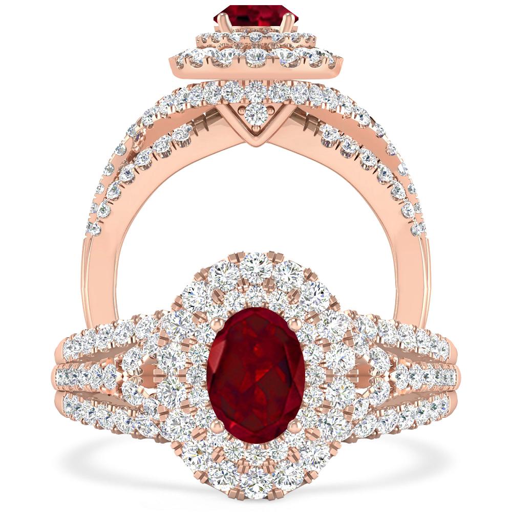 Rose Gold - Garnet