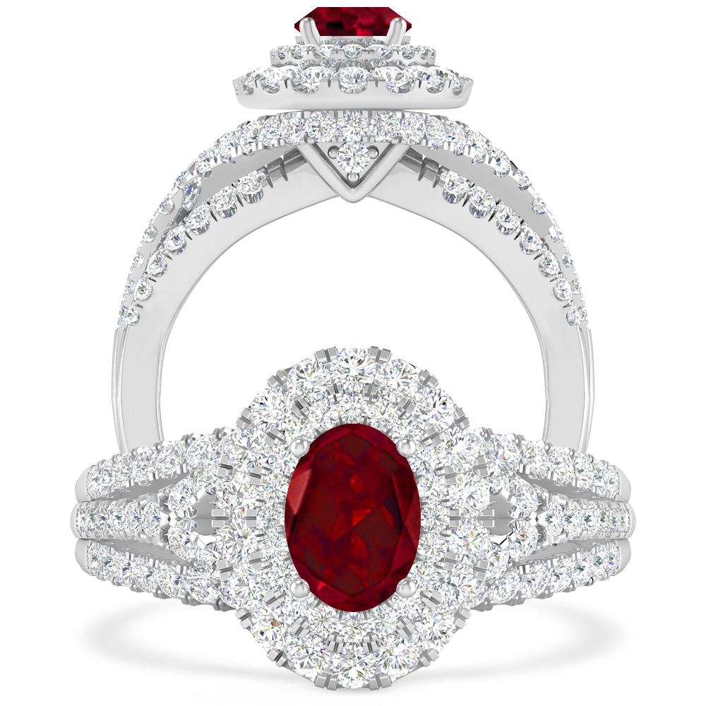 White Gold - Garnet