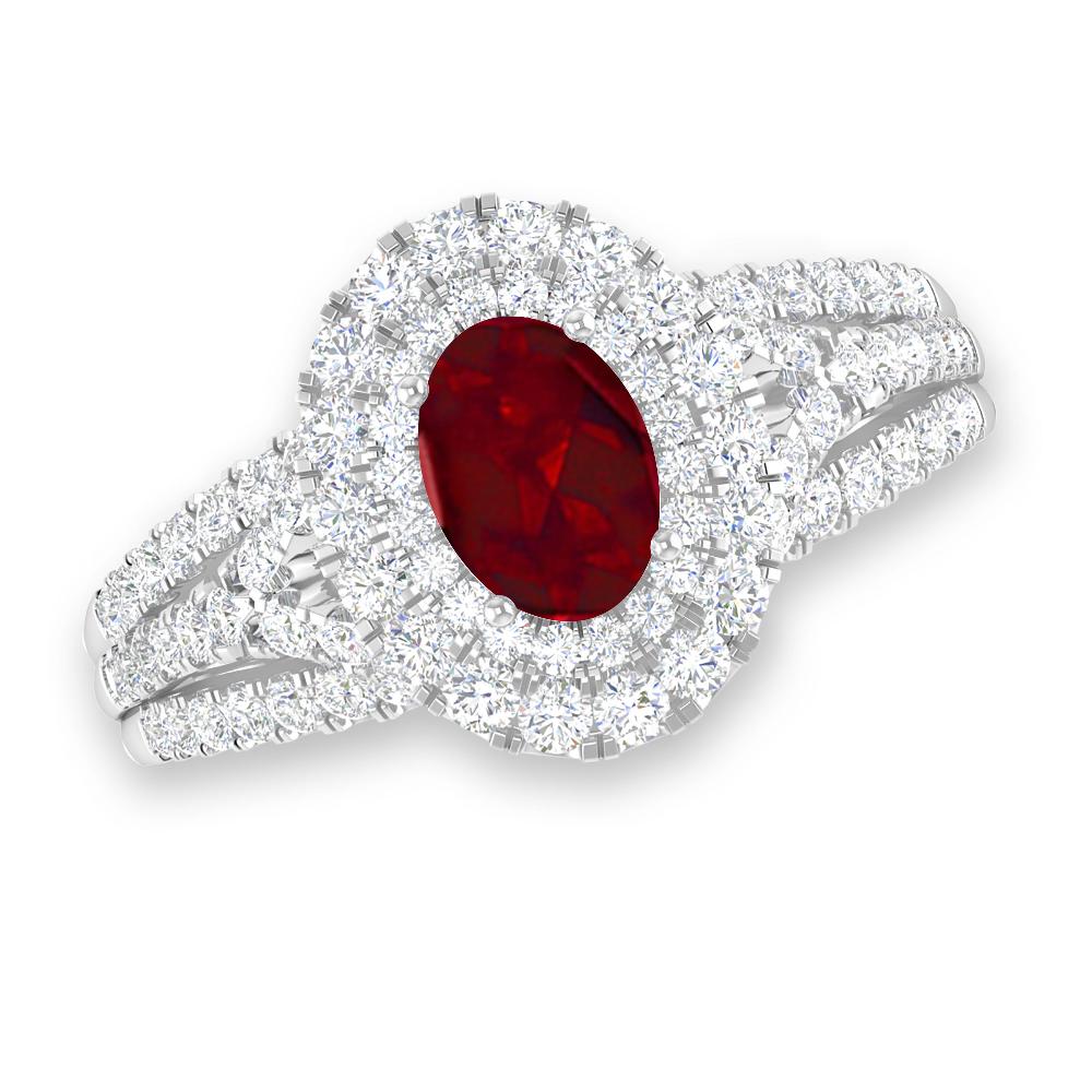 White Gold - Garnet