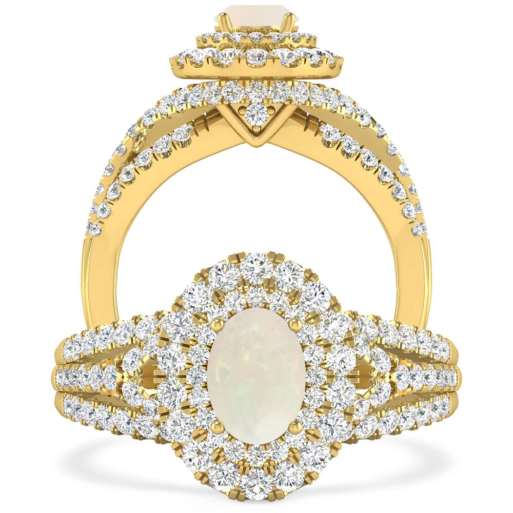 Yellow Gold - Opal