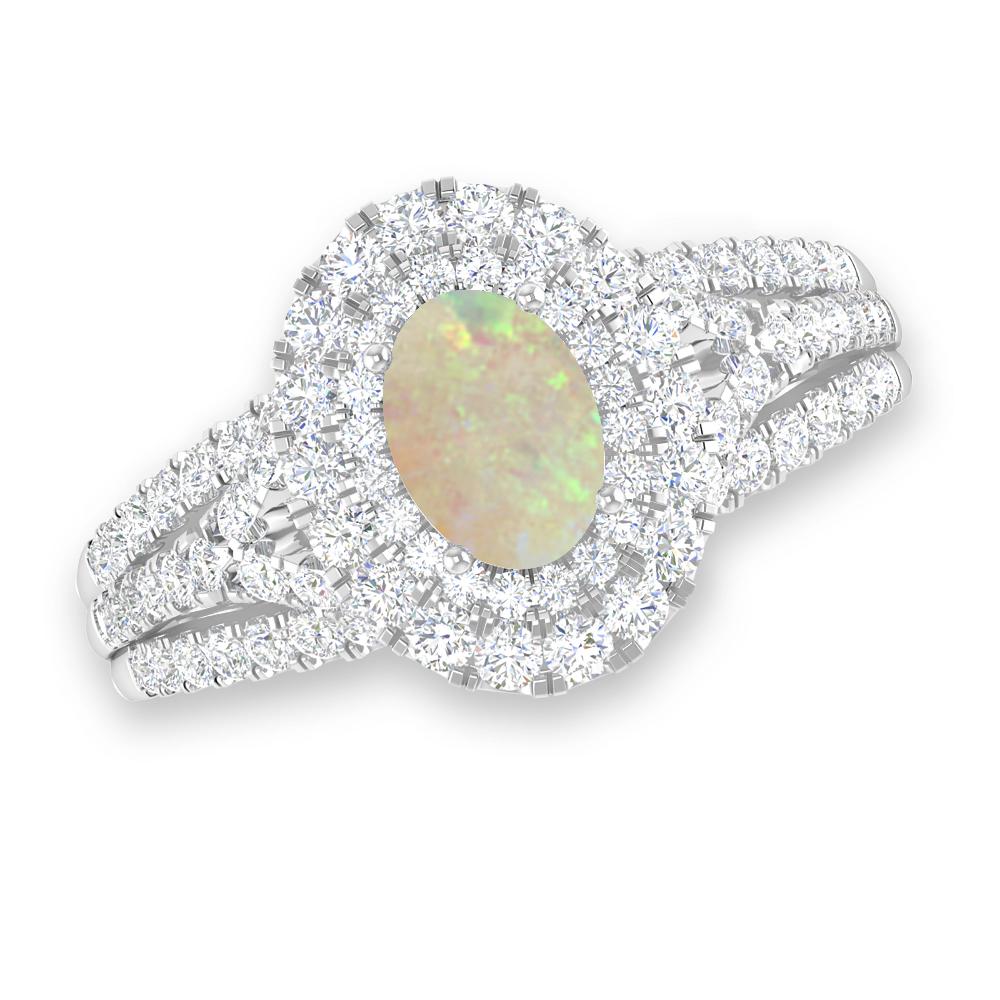 White Gold - Opal