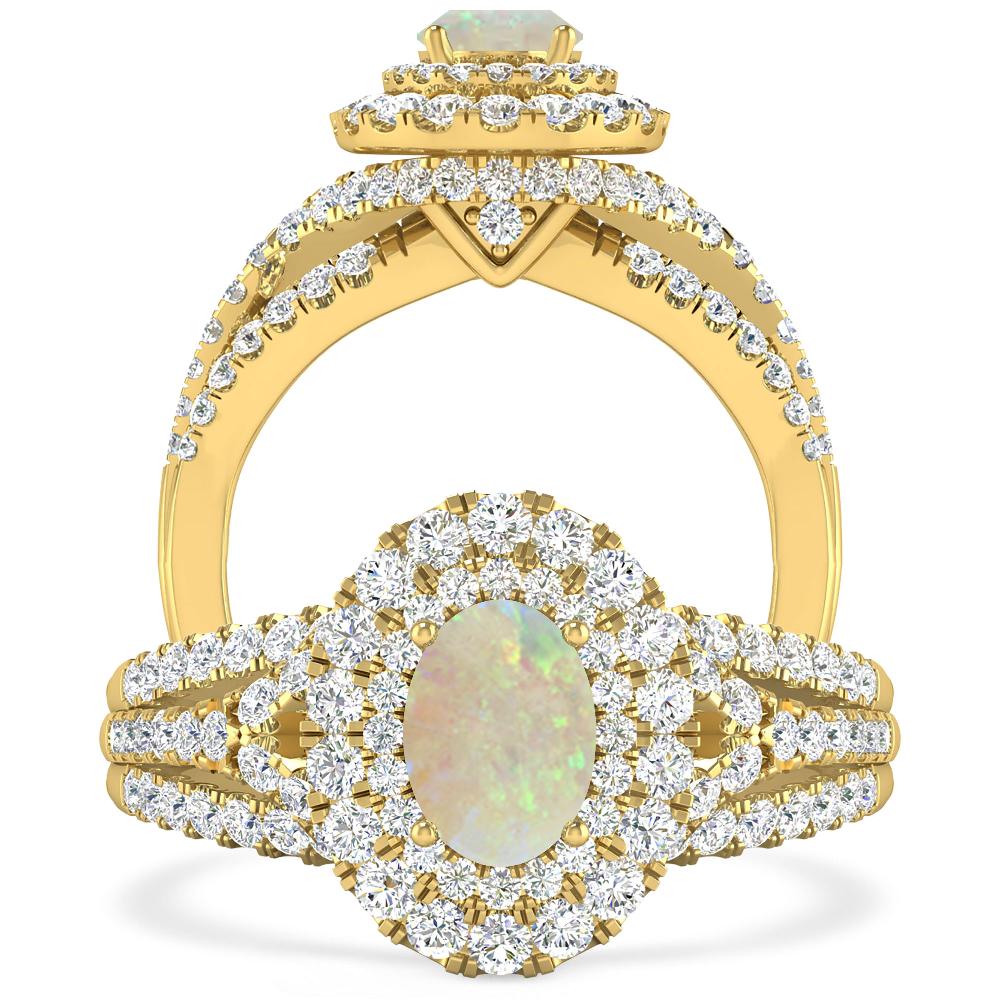 Yellow Gold - Opal