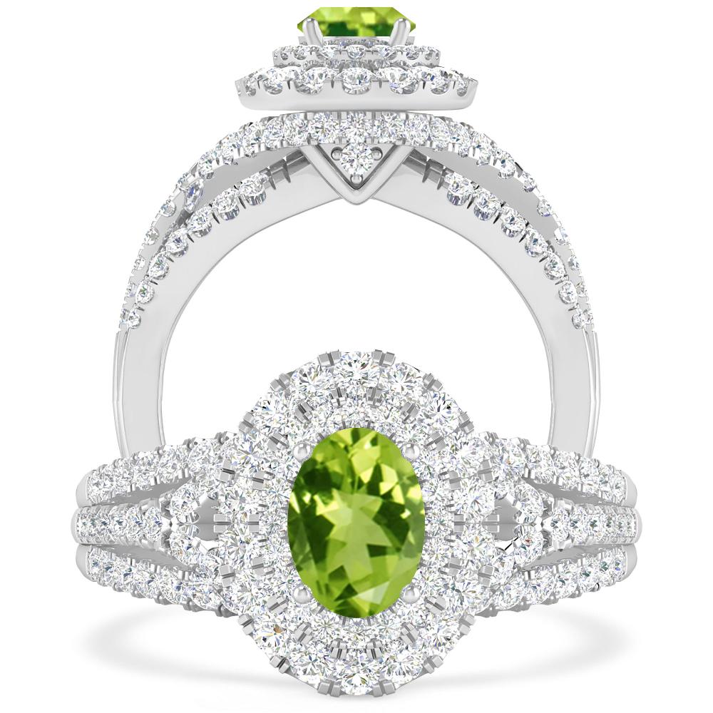 White Gold - Peridot