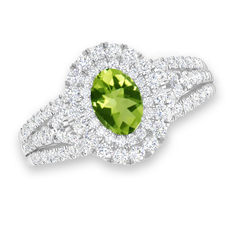 White Gold - Peridot