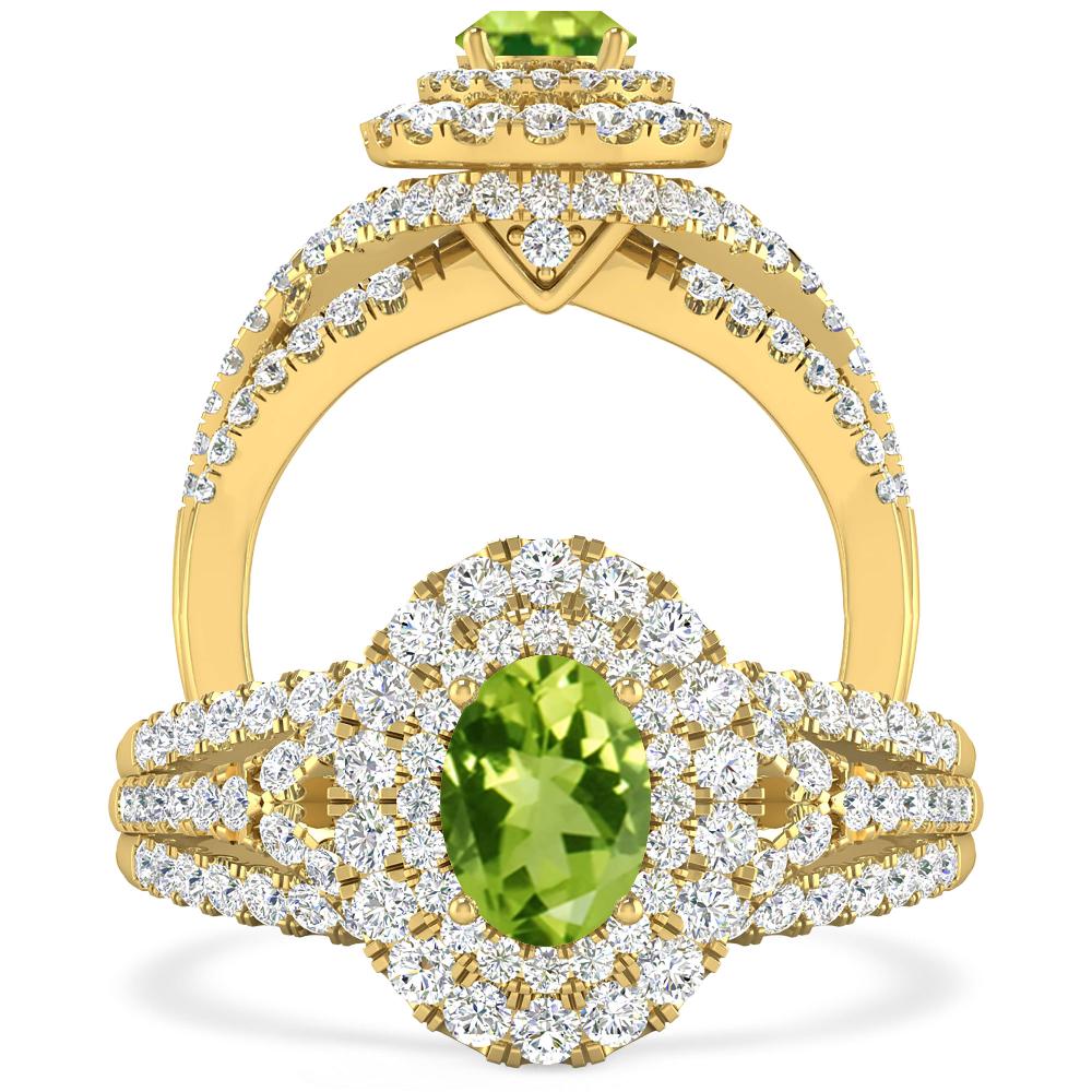 Yellow Gold - Peridot