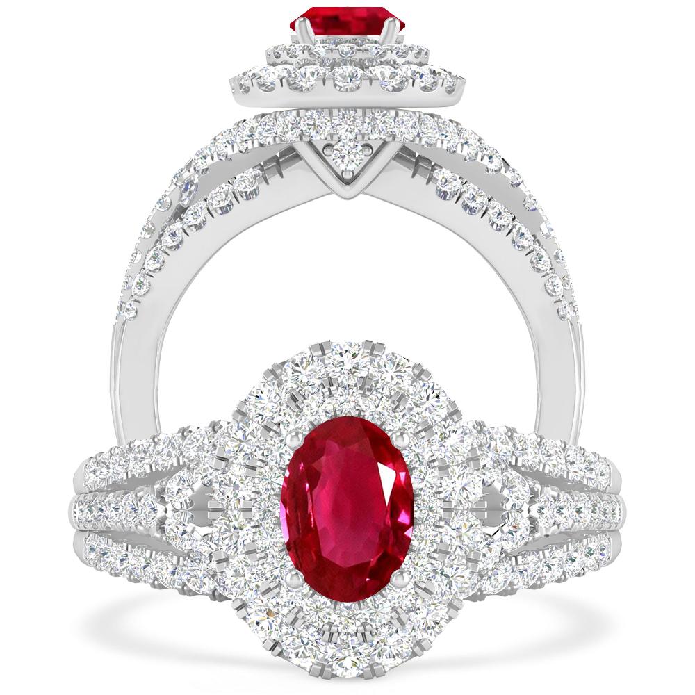 White Gold - Ruby