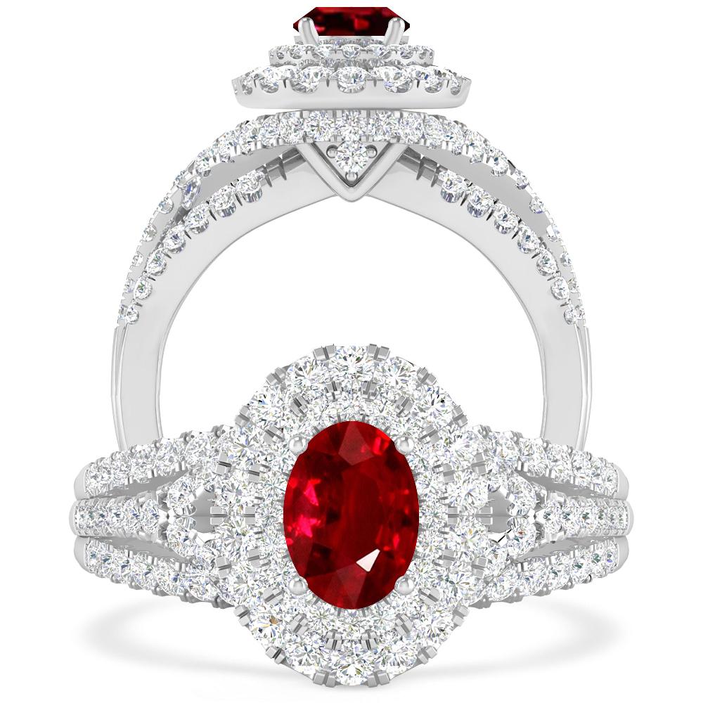 White Gold - Ruby