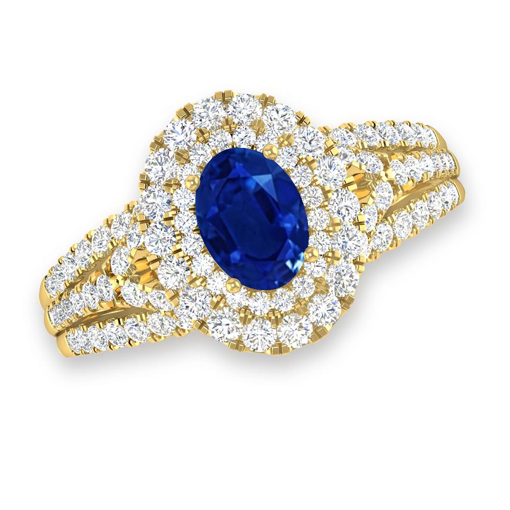 Yellow Gold - Sapphire