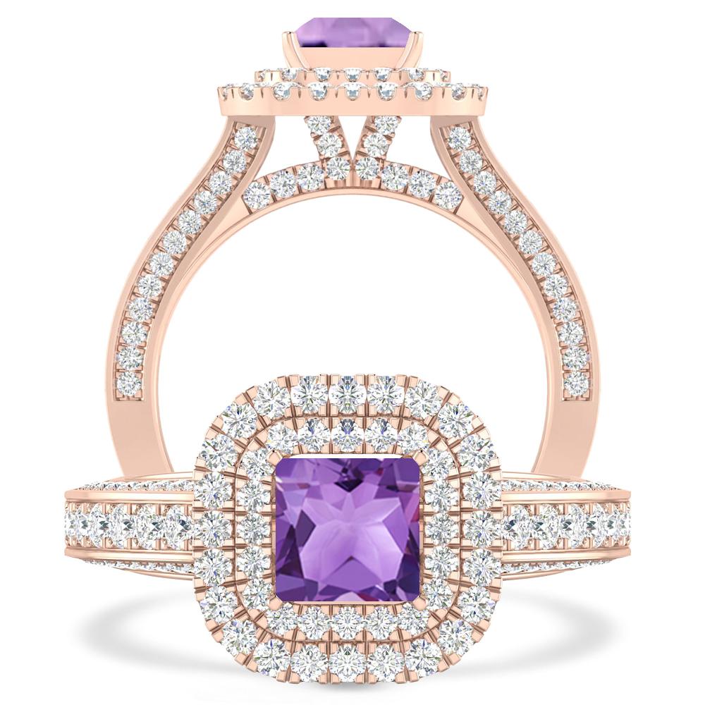 Rose Gold - Amethyst