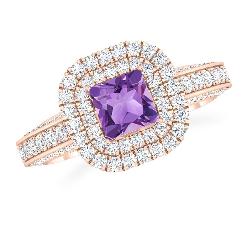 Rose Gold - Amethyst