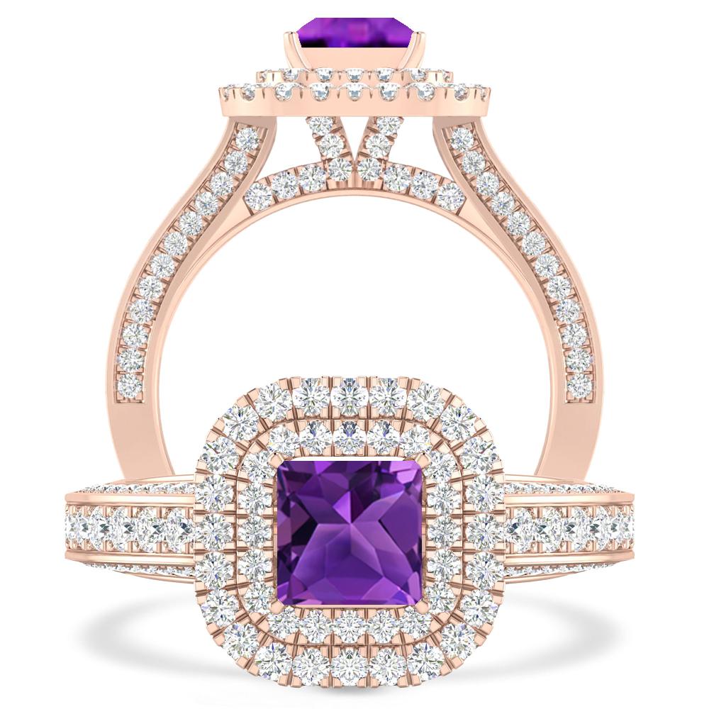 Rose Gold - Amethyst