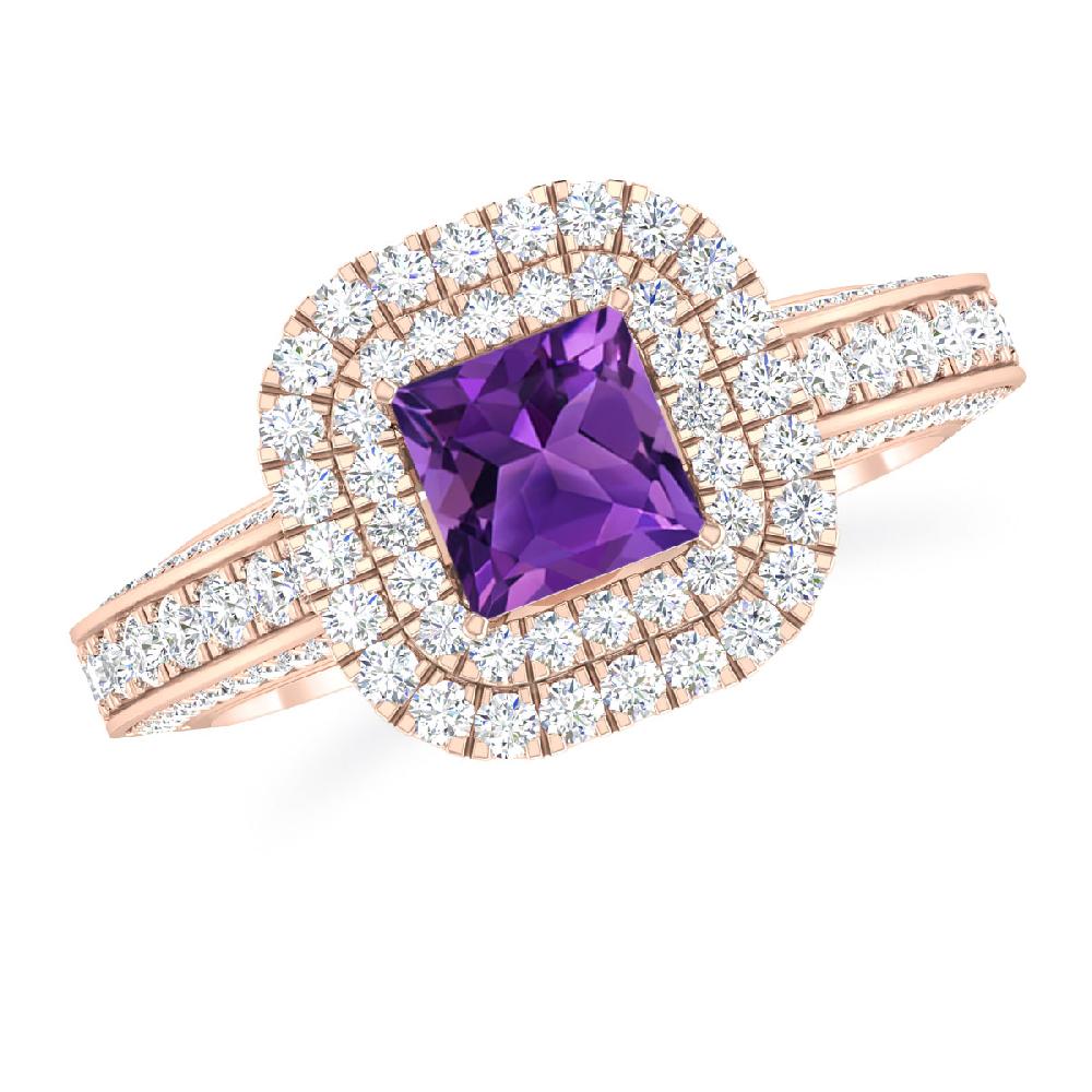 Rose Gold - Amethyst