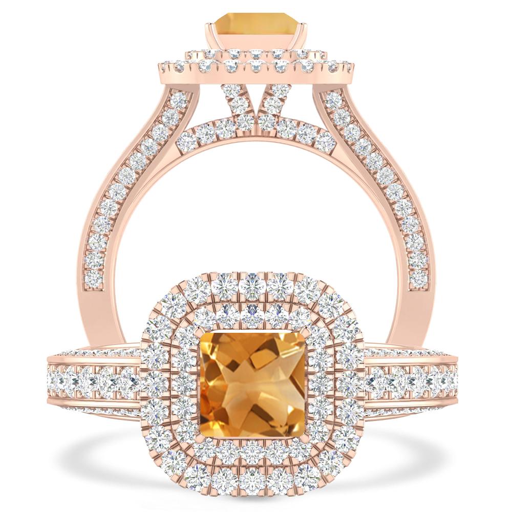 Rose Gold - Citrine