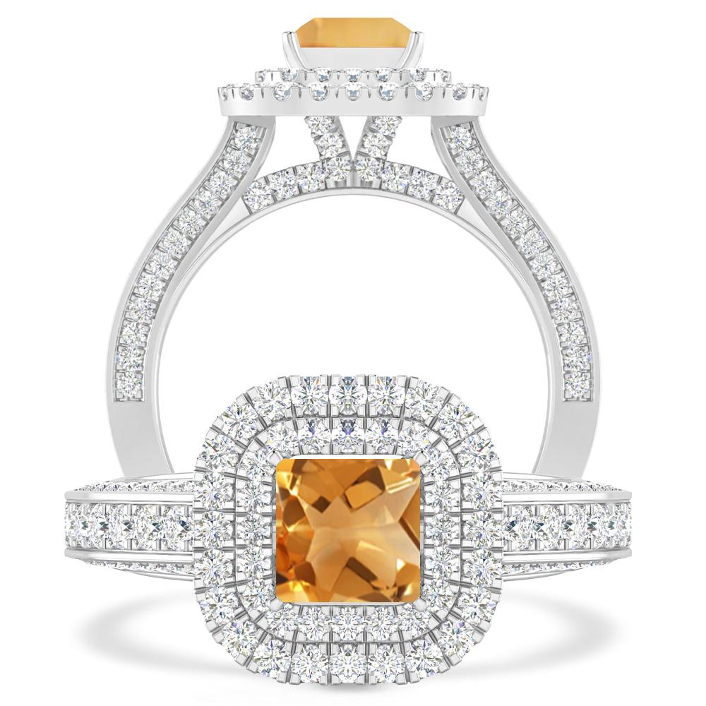 White Gold - Citrine