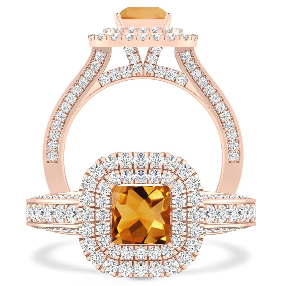 Rose Gold - Citrine