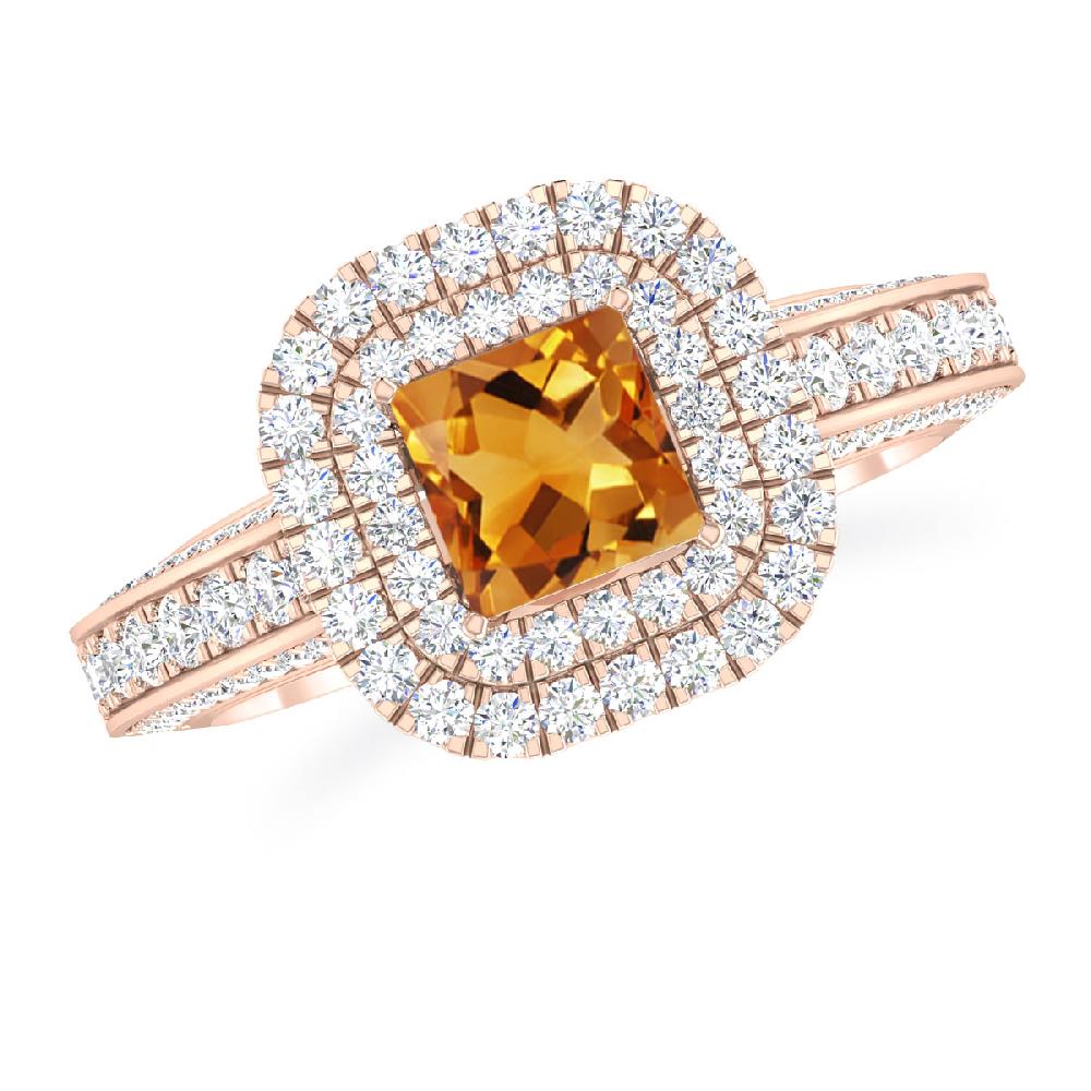 Rose Gold - Citrine