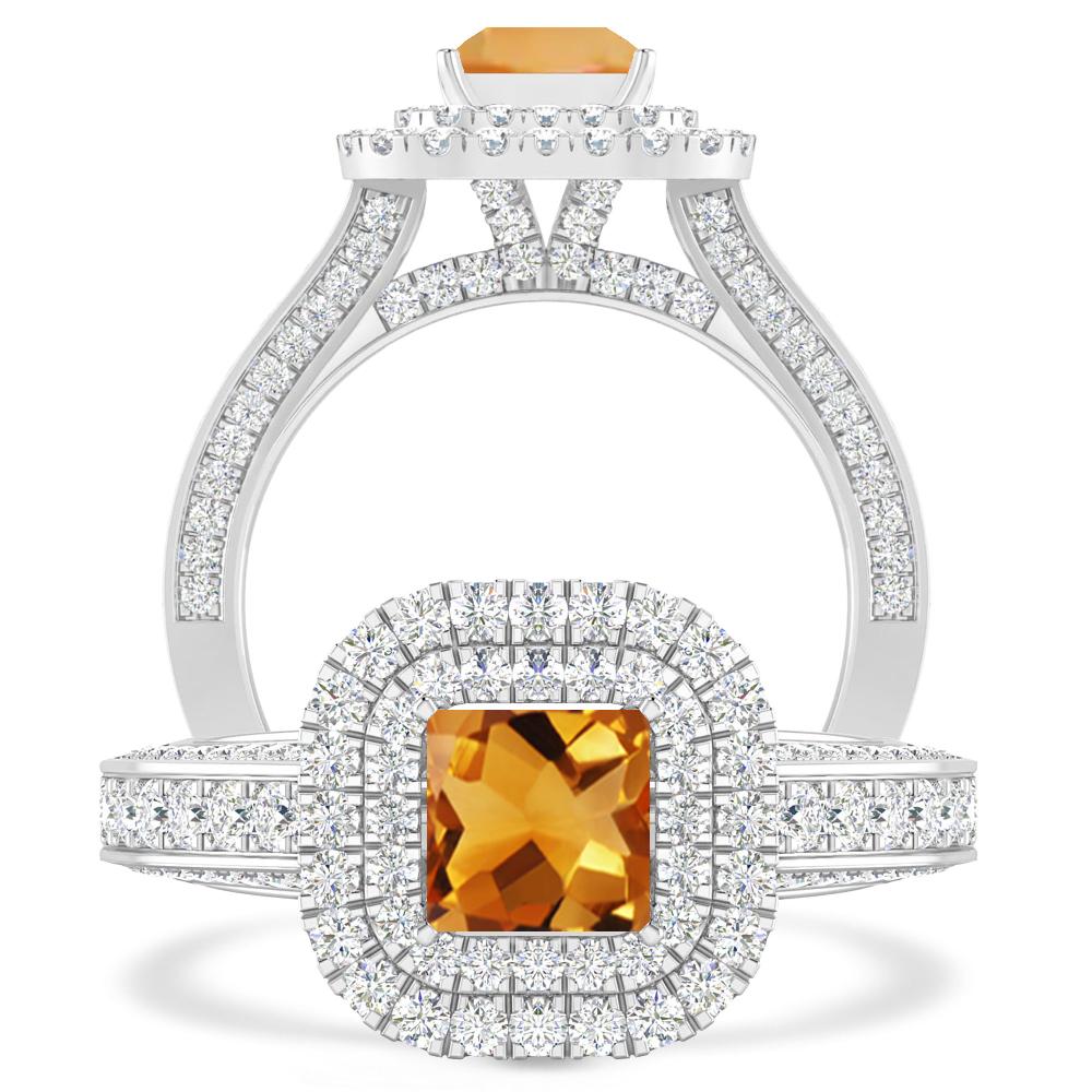 White Gold - Citrine