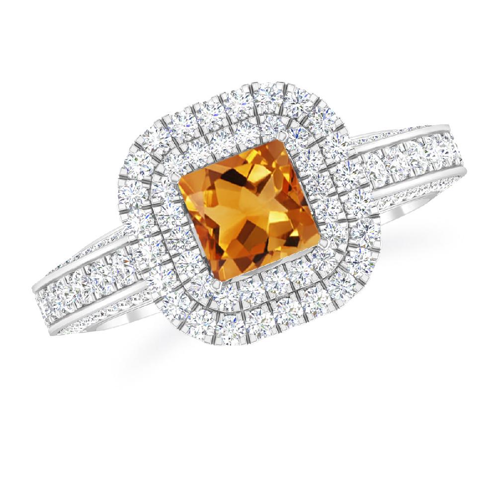 White Gold - Citrine