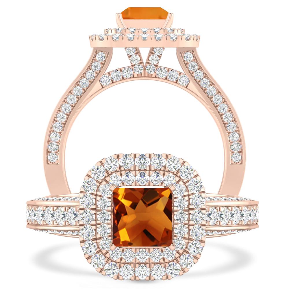 Rose Gold - Citrine