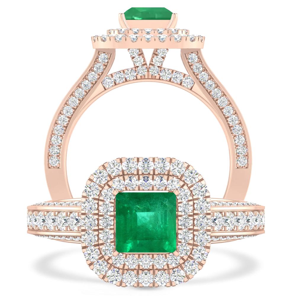 Rose Gold - Emerald