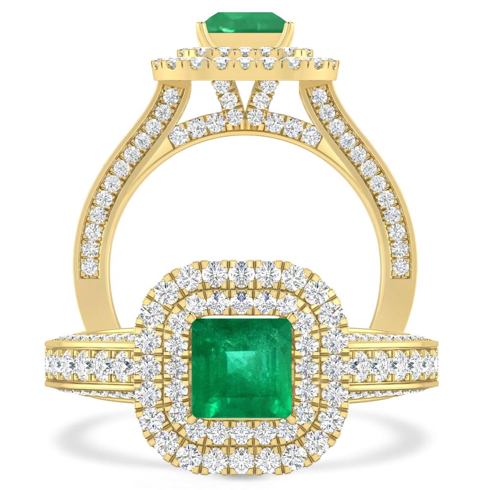 Yellow Gold - Emerald