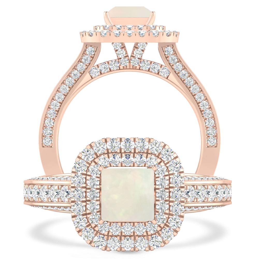 Rose Gold - Opal