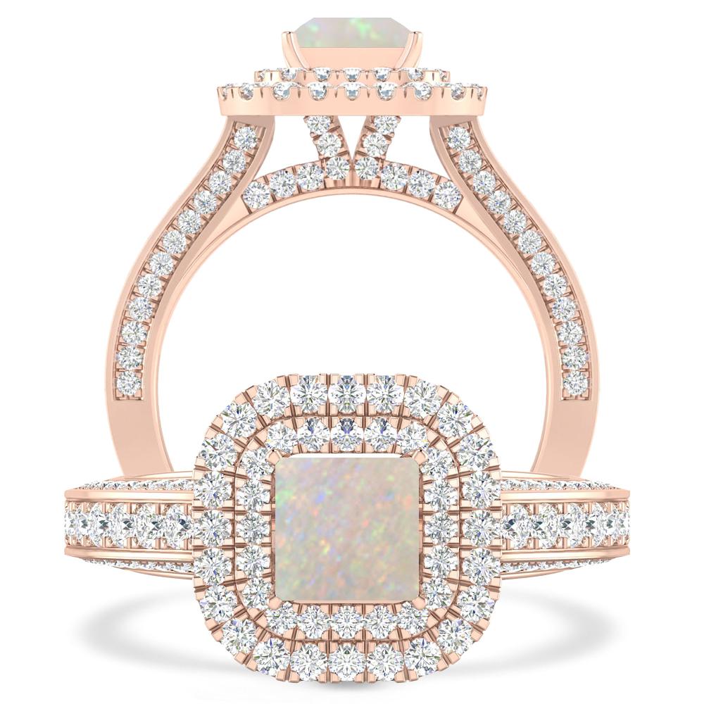 Rose Gold - Opal