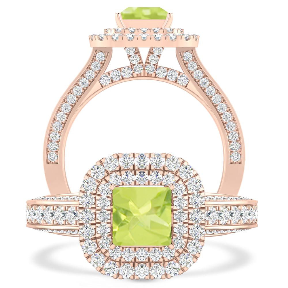 Rose Gold - Peridot