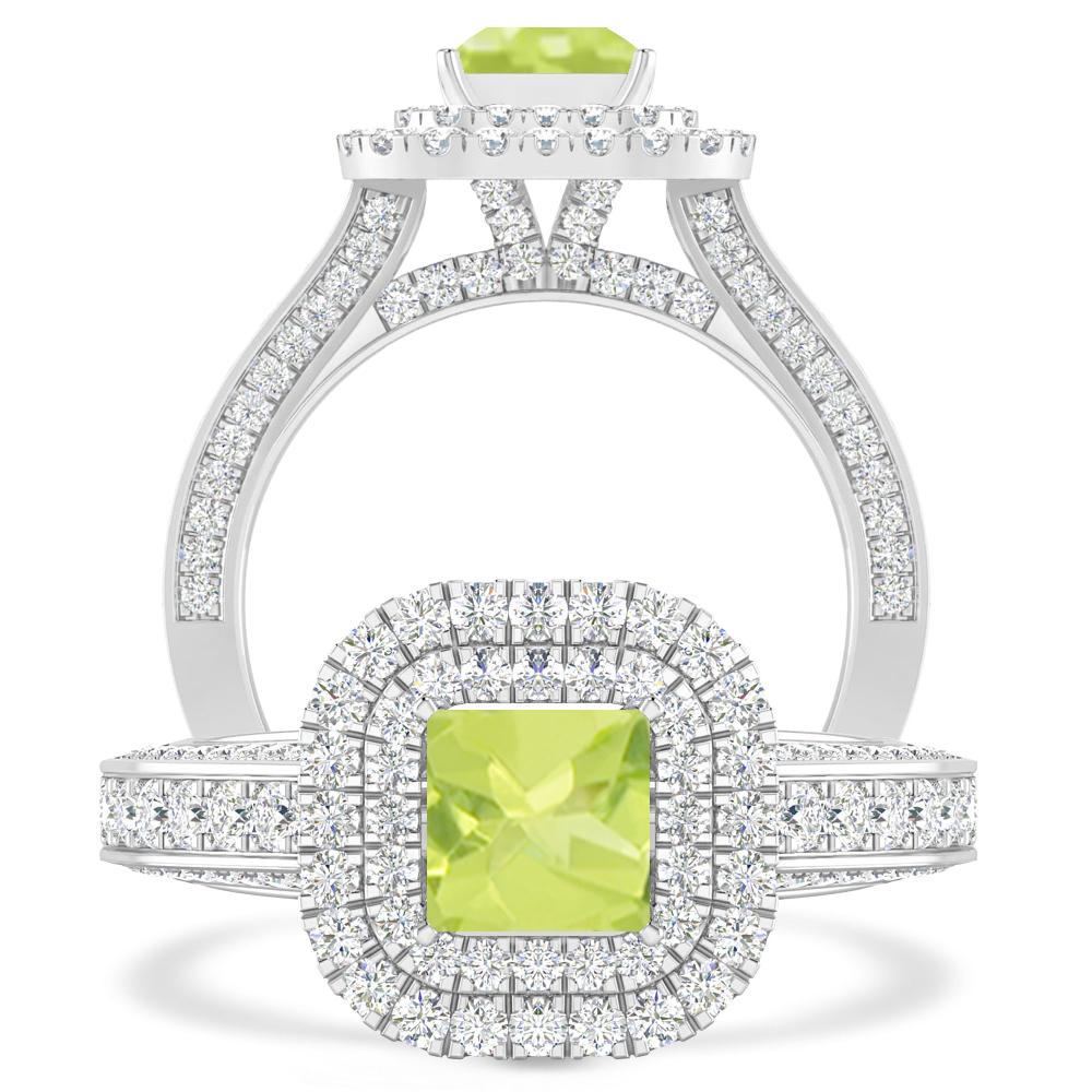 White Gold - Peridot