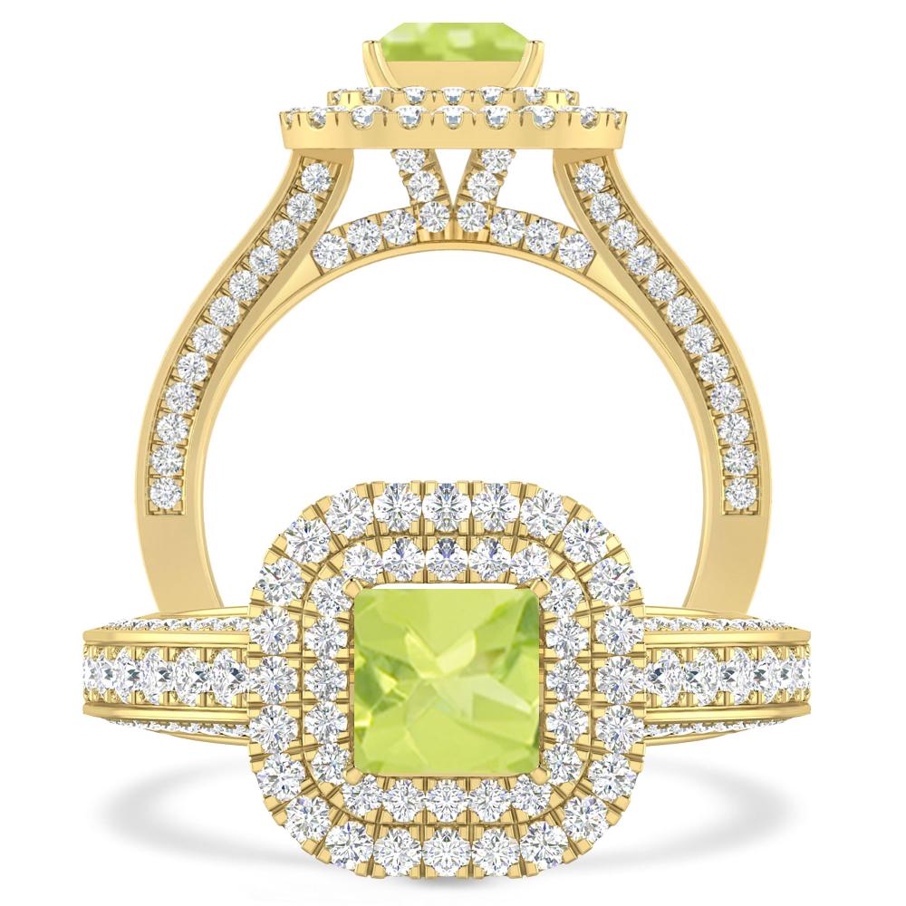 Yellow Gold - Peridot