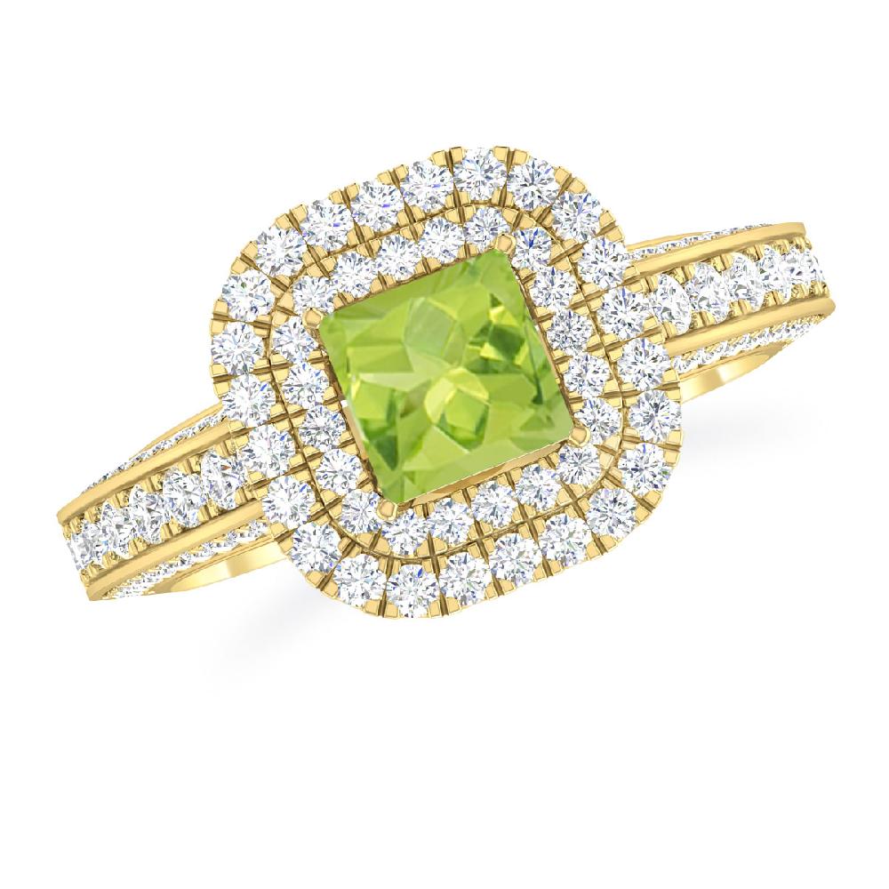 Yellow Gold - Peridot