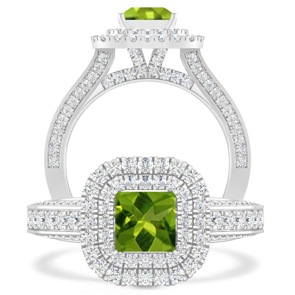 White Gold - Peridot