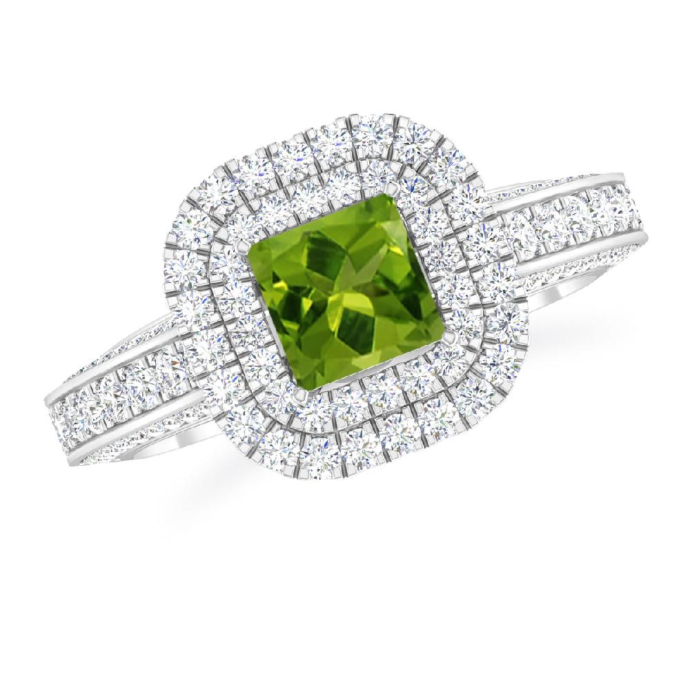 White Gold - Peridot