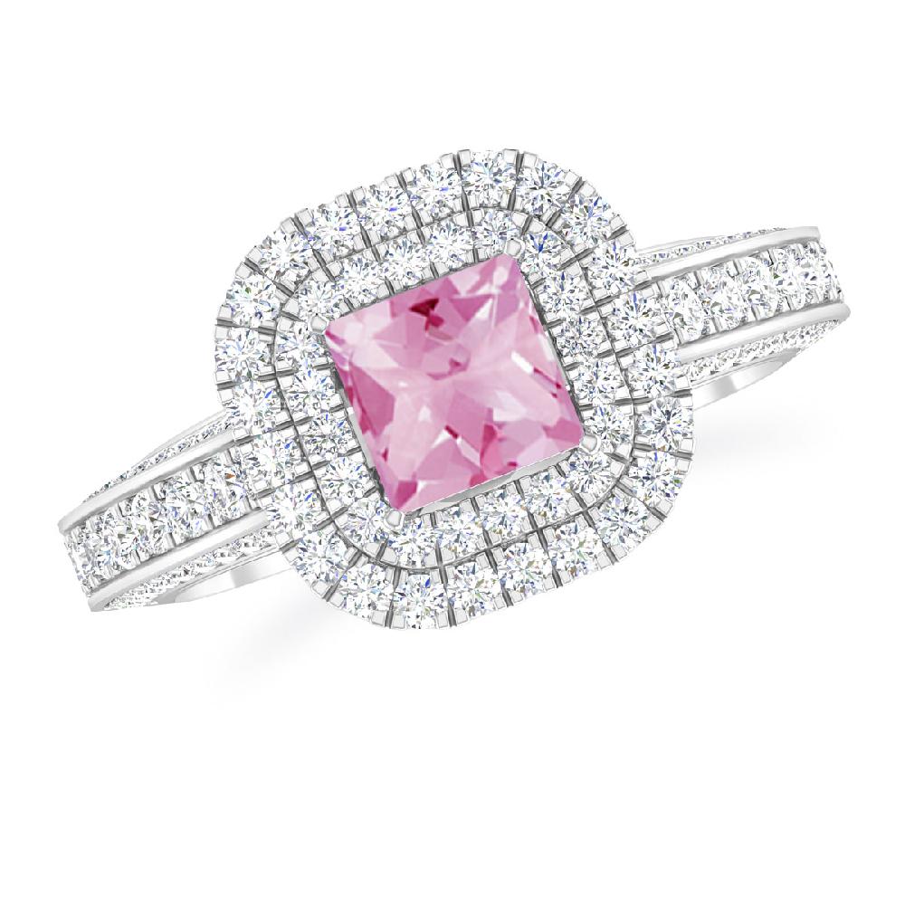 White Gold - Pink Tourmaline