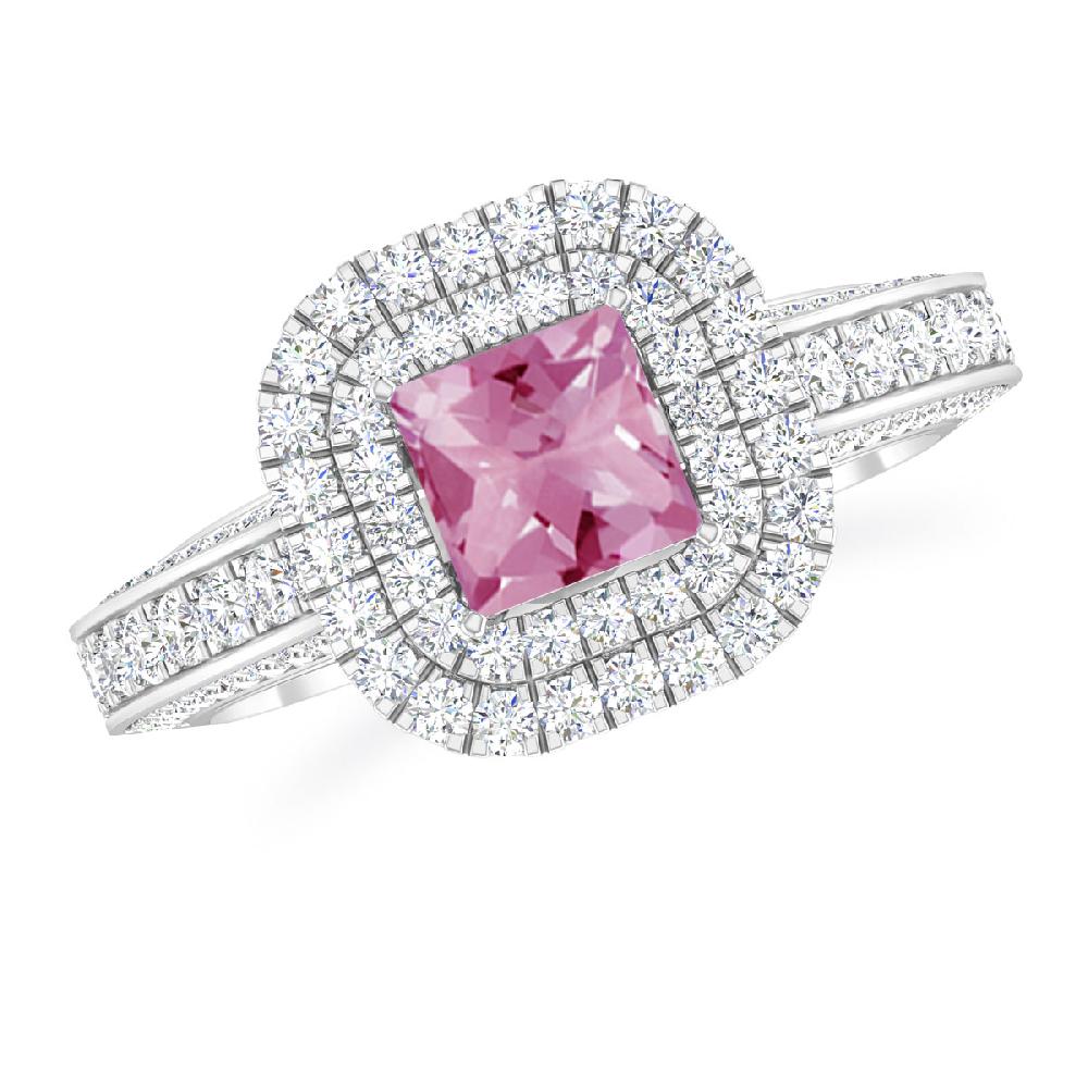 White Gold - Pink Tourmaline