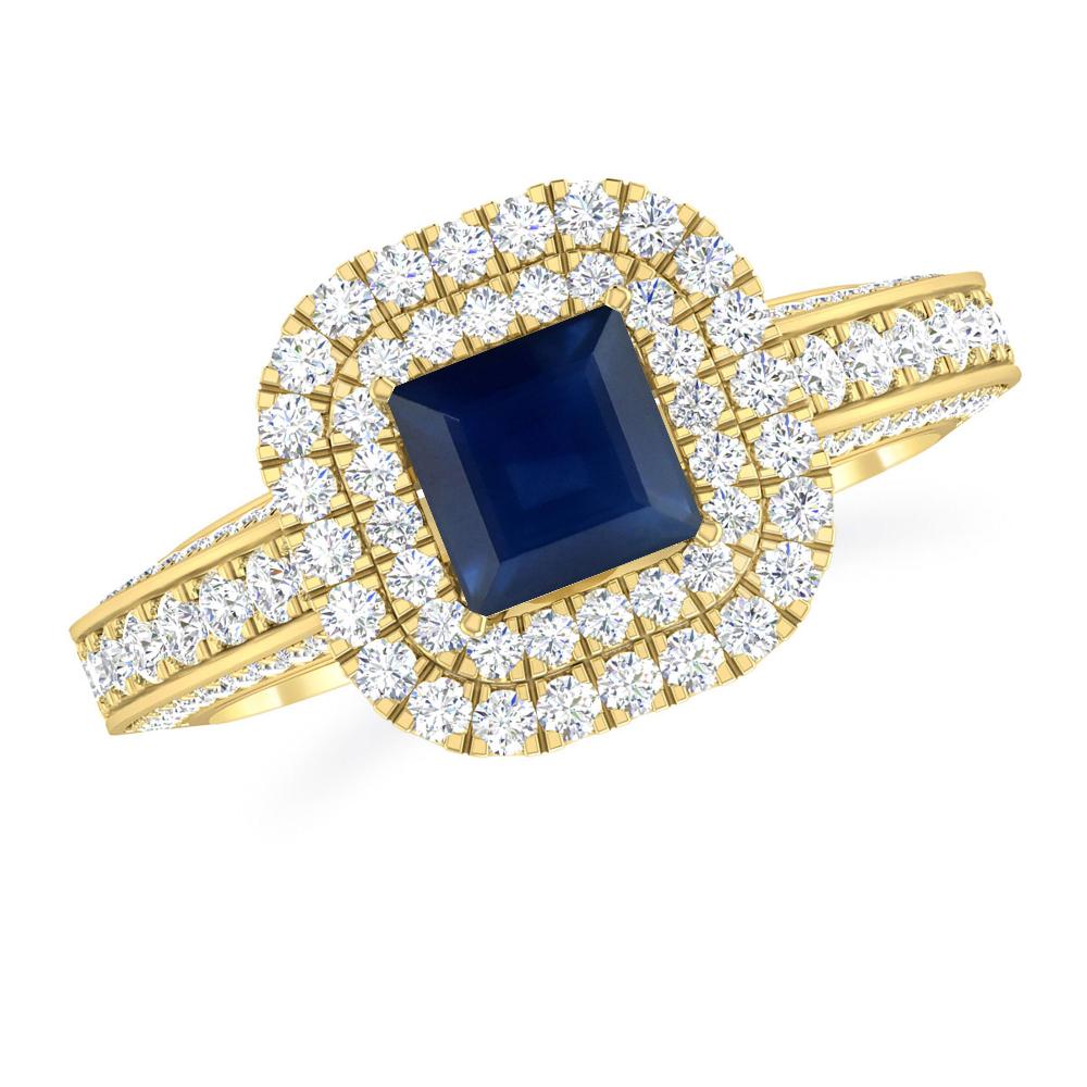 Yellow Gold - Sapphire